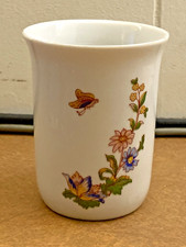 Vintage Porcelain Bone China White Toothbrush Holder
