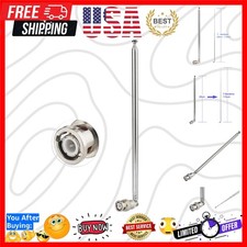 Police Radio Scanner Antenna 20-1300MHz 7 Sections Telescopic BNC Male Handhe...