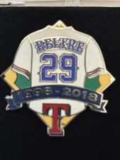 2024 Baseball Hall of Fame Adrian Beltre pin Texas Rangers 1998 - 2018 jersey