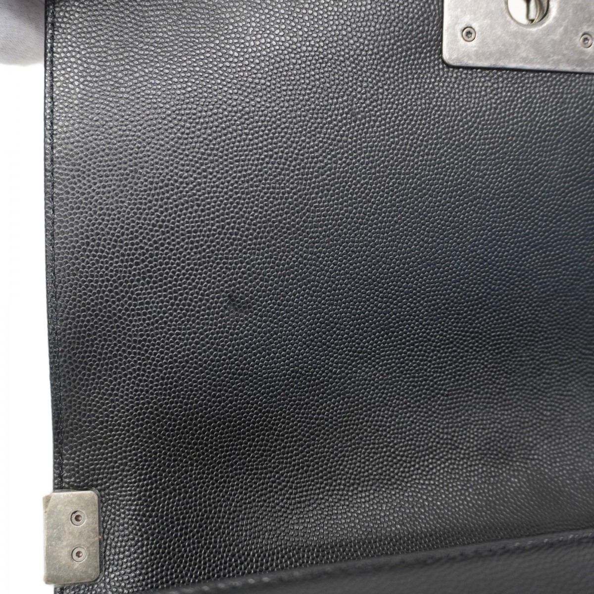 Auth [6bb1707] CHANEL Shoulder Bag Boy chanel ChainShoulder Caviarskin Black... thumbnail 7