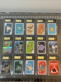 Lot (15) Different Pokemon Slabs ALL CGC 10 PRISTINE