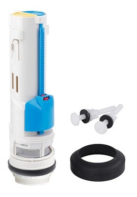 Toilet Flush Valve Replacement Kit 2 Inch Universal Dual Flush White Repair