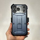 iPhone 16 Pro Max Blue phone case (basically new, never used) — photo 1