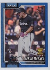 2026 Topps Series 1 Blue Rainbow Foil 68/150 Jakob Marsee #37 0z4u