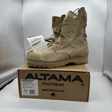 Altama Hot Weather Tan Beige HW 3 Cage/Prime Army Combat Boots Mens US Size 12