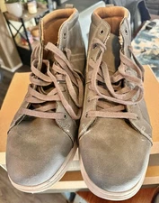 Perry Ellis Portfolio GREY (Style: Ranger) Lace up MENS Boots Size 12