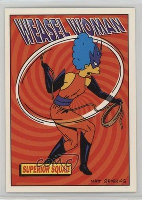 1994 SkyBox Bongo Comics Simpsons Series 2 Radioactive Man Weasel Woman #R9 10j2