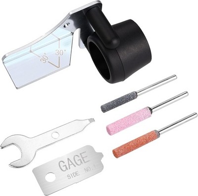 1453 Chainsaw Sharpening Attachment Kit for Dremel, Chain Saw Sharpener Accessor