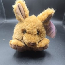 SWIBCO Vintage Puffkins 6752 MATILDA KANGAROO Soft Round Beanie Ball Plush Tag