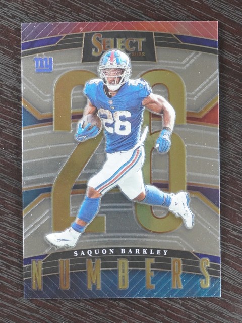 2022 Panini Select Select Numbers Saquon Barkley #SN-11