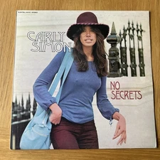 Carly Simon - No Secrets - Elektra – K 42127 Vinyl LP with Inner Sleeve