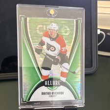 Upper Deck Allure 2025-26 Matvei Michkov Flyers Green Quartz #81 /99 Hockey Card
