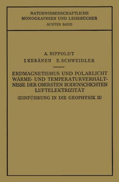 EinfüHrung In Die Geophysik A. Nippoldt-image