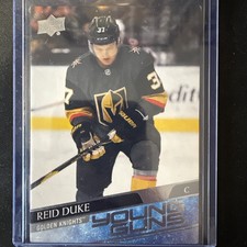 Reid Duke Vegas Golden Knights 2020-21 Upper Deck Young Guns Rookie Card #202. rookie card picture