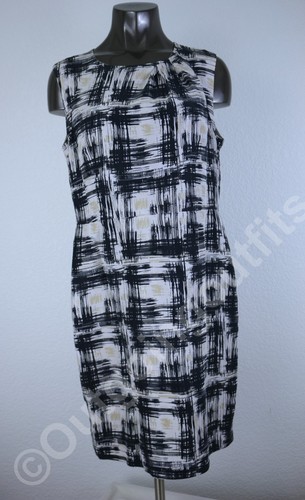 Pendleton Women’s Size 14Dress Lined Classic Sleeveless Career Modest 100% Silk