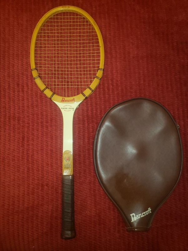 Vintage Bancroft Tennis Racquet-Cover And Zephyr Racquet Press Included!