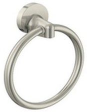 PROFLO PF01TR Gerald 6-5/16" Wall Mounted Towel Ring - Nickel