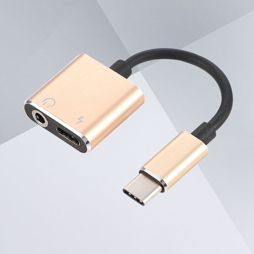 Cable adaptador de audio USB tipo C a 3,5 mm 2 en 1 tipo C a conector estéreo de 3,5 mm - Imagen 3 de 12