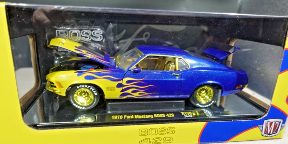M2 Machines 1970 Ford Mustang Boss 429 CHASE 1/24 - Image 3 of 3