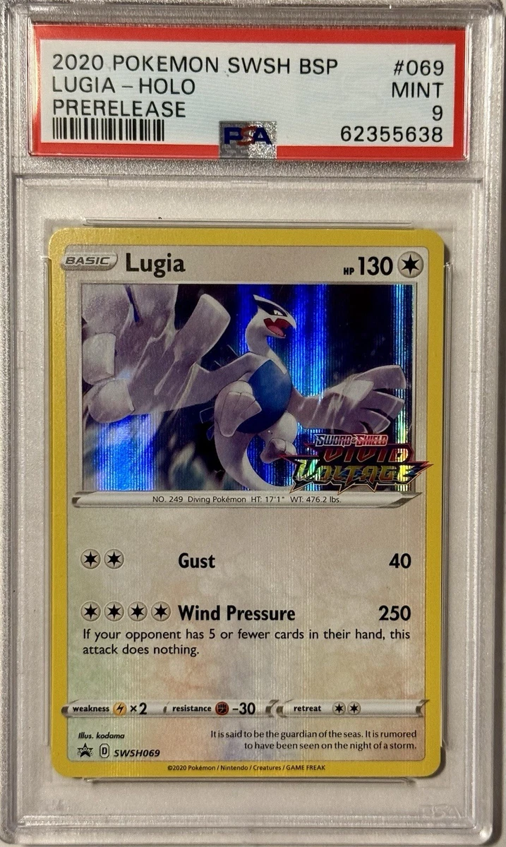 Lugia Pokémon TCG Professional Sports Authenticator (PSA) Grade 9