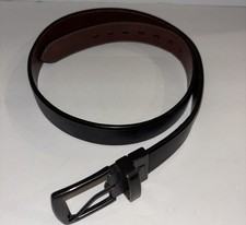 Levis Boys Reversible Logo Belt Youth Size L 30-32 Black Brown Leather