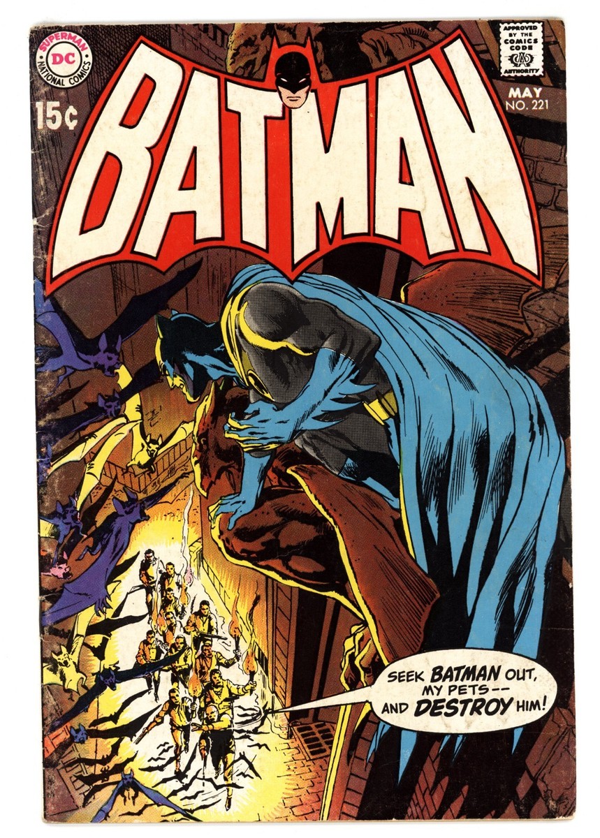 Batman #221 Fine 6.0 1970 Neal Adams Cover | eBay