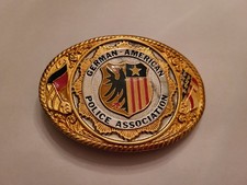 German-American Police Association Belt Buckle Limited Edition 1991