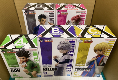 Bandai HUNTER x HUNTER Ichiban Kuji DAY OF DEPARTURE Figure Set of