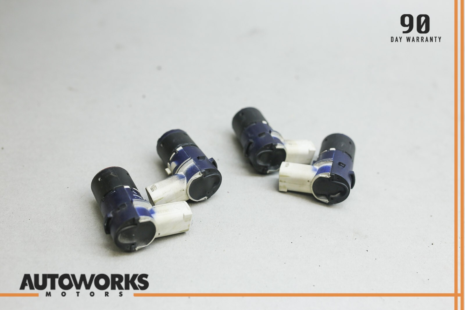 03-12 Maserati Quattroporte M139 Rear Bumper Parking Assist Aid Sensor Set OEM