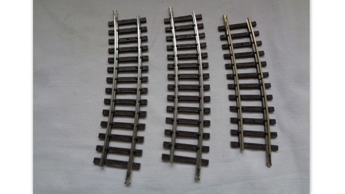 Lot De 6 Rails Courbes 1/4 Hornby HO - Réf. R381 (7620), Occasion Très Bon état