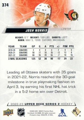 2022-23 Upper Deck Series 2 Hockey #350-#450 - You Pick - Picture 43 of 169