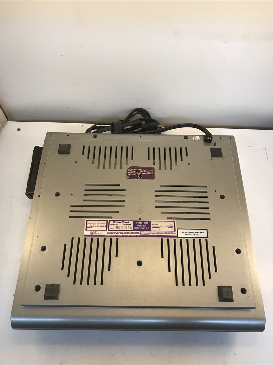 RADIO SHACK TRS-80 16K Color Computer 25-3004A Untested W RADIO SHACK TRS-80 16K Color Computer 25-3004A Untested W