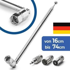 74cm Teleskop Antenne Ersatz F Stecker DAB UK...