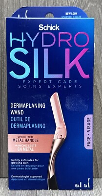 Schick Hydro Silk Expert Care Dermaplaning Wand With Refills 6ct NEW SEALED