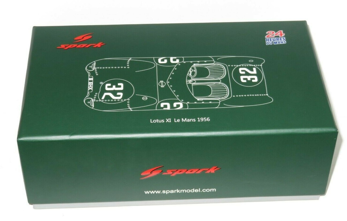 SPARK-MODEL S2184 Lotus XI #35 Le Mans 1956 Allison - Hall  Collision With A Dog  1 43