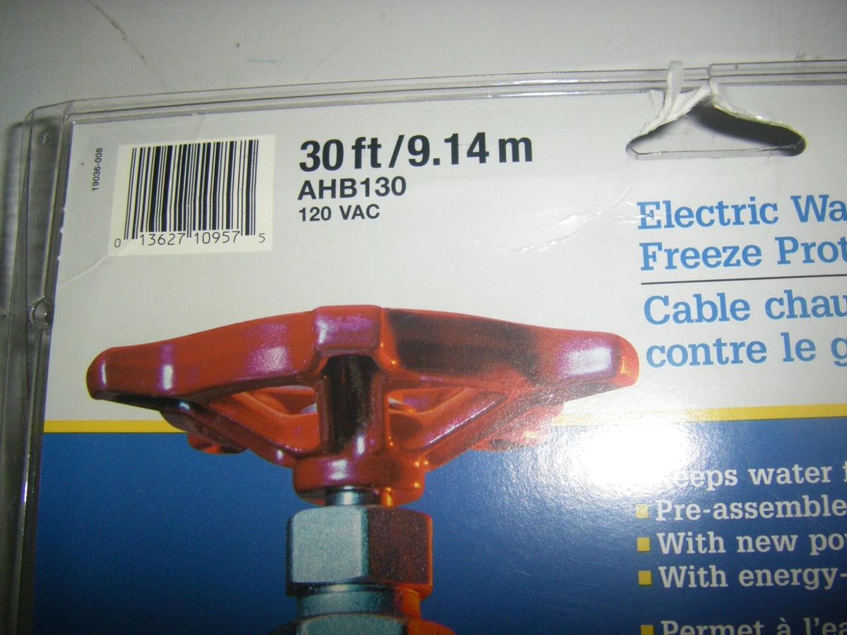 EASY HEAT Automatic Heating Cable For Water Pipe Freeze Proof Tape 30ft |  eBay