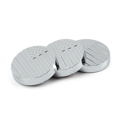 ジャック 3Pcs Silver Door Key Jack Socket Cover Trims Fit For Jeep Wrangler