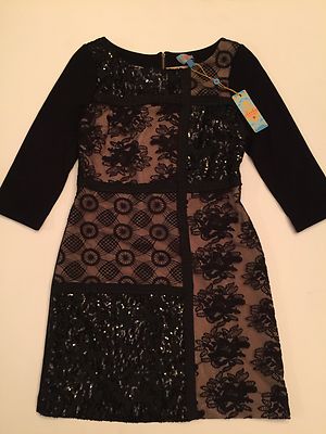 NWT PLENTY by TRACY REESE Black Sequin PATCHWORK Lace Front Shift Dress S Small | eBay NWT PLENTY by TRACY REESE Black Sequin PATCHWORK Lace Front Shift Dress S Small | eBay