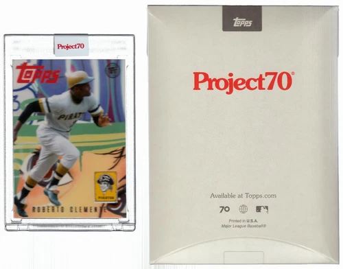 P70 Topps 2021 Project 70 Base #570 Roberto Clemente 1997 Toy Tokyo /1359 QTY