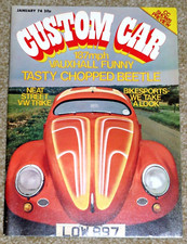 CUSTOM CAR Magazine Jan 1974 -VX4/90 FUNNY CAR, CORTINA 2000E & BEETLE 1600 TEST