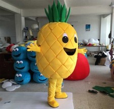 Pineapple Mascot Costume Party Fancy Dress Adult Size Cosplay Halloween