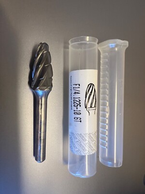 Procut Tungstun Carbide Bur F 1/4 1225-10 6T NEW