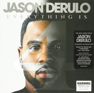 JASON DERULO * Everything Is 4 (Explicit) * CD * NEU * OVP