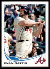 2013 Topps  Evan Gattis  RC #418 Atlanta Braves