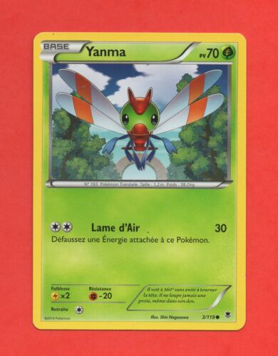 Pokémon N° 3/119 - Yanma - PV70 (A6898) - Afbeelding 1 van 1