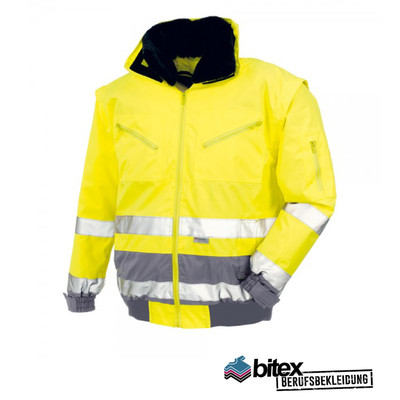 Warnschutzjacke 4-in-1 Texxor WORKWEAR wasserdicht winddicht