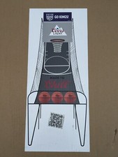  Sacramento Kings Pop-A-Shot Pro Hoops Coors Light Arcade Basketball Rare NEW