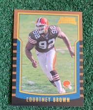 COURTNEY BROWN - PENN STATE - 2000 BOWMAN ROOKIE CARD # 169 - CLEVELAND BROWNS. rookie card picture
