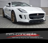 Cup Spoilerlippe TIE Bars FüR Jaguar F-Type Frontspoiler Spoilerschwert Lippe