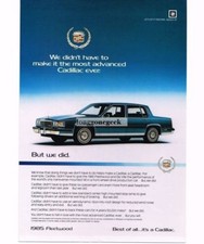 1985 Cadillac Fleetwood Blue 4-door Sedan Vin...